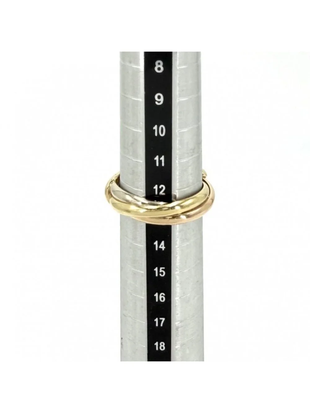Cartier Ring Panthere Trinity Three Color 18K YG PG White Gold Emerald